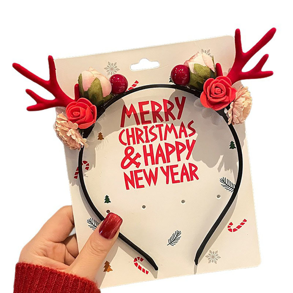 เครื่องประดับผมน่ารัก เป็นมิตร - Reindeer Antlers Headband บทวิจารณ์และราคา