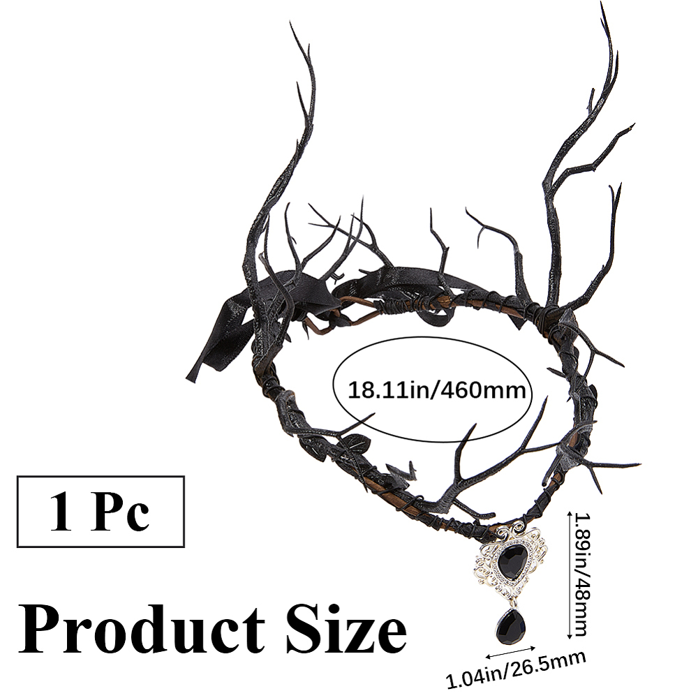 ที่คาดผมนางฟ้าสีดำ พร้อมเขากวา - Reindeer Antlers Headband บทวิจารณ์และราคา
